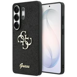 Guess case Fixed Glitter Big 4G Metal Logo for Samsung Galaxy S26 Ultra black