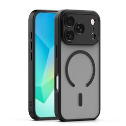 Mag Matt musta kamerasuojalla kuori iPhone 17 Pro Max / 18 Pro Max 6,9'' -mallille