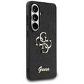 Guess case Fixed Glitter Big 4G Metal Logo for Samsung Galaxy S26 black