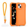 Safepop case with strap for iPhone 14 6,1" orange