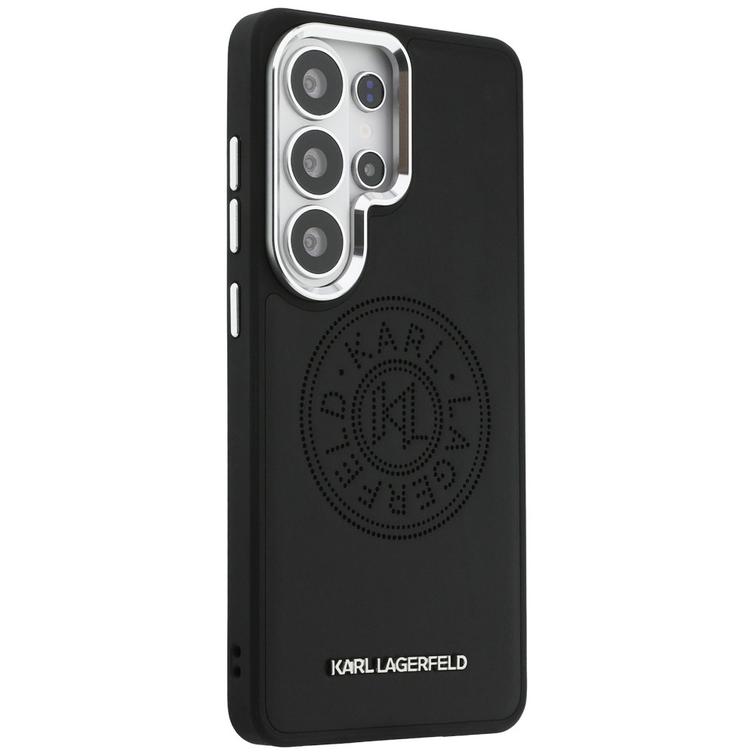 Karl Lagerfeld case Perforated KL MagSafe for Samsung Galaxy S26 Ultra black