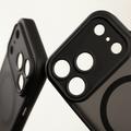 Mag Matt musta kamerasuojalla kuori iPhone 17 Pro Max / 18 Pro Max 6,9'' -mallille