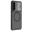 Nillkin CamShield Pro Magnetic Case Samsung Galaxy A57 5G:lle, l&auml;pin&auml;kyv&auml; musta