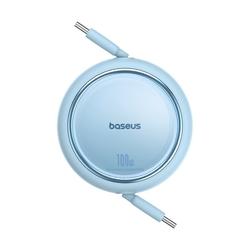 Baseus Free2Draw Mini - Sisäänvedettävä Latauskaapeli Type-C - Type-C 100W 1m Galaxy Blue