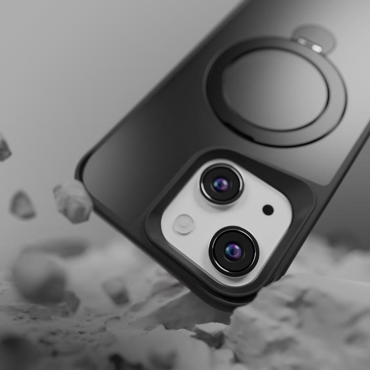 Etteri Matt Mag Ring suojakuori iPhone 13:lle 6,1" musta