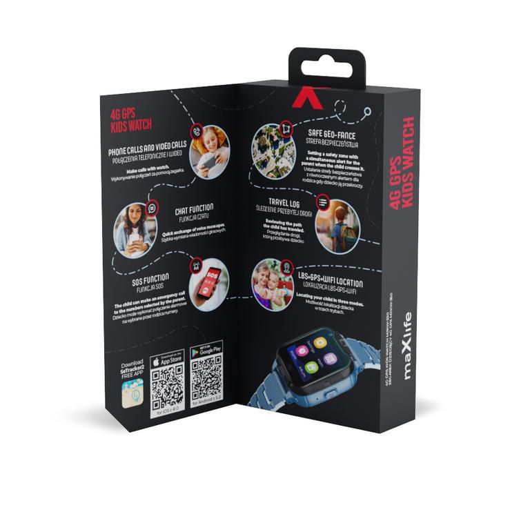 Maxlife smartwatch 4G MXKW-350 blue GPS WiFi