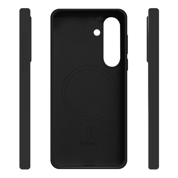 Etteri Silicone Mag kotelo Samsung Galaxy S26 mustalle