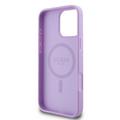 Guess-suojakuori iPhone 16 Pro Max 6,9":lle GUHMP16XPSAPSMEU Saffiano Peony Classic Logo violetti MagSafe