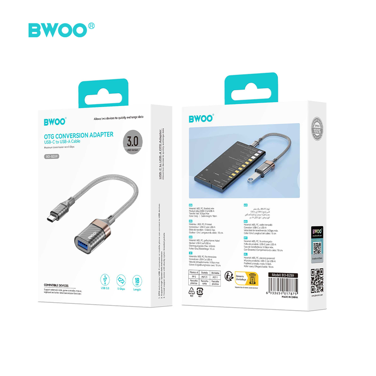 BWOO-sovitin Type C - USB BZ69