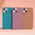 Silicone Thin Mag case for iPhone 15 6,1" rose