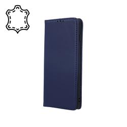 Genuine Leather Smart Pro for iPhone 17 6,3" navy blue