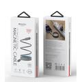 YESIDO MAGNETIC CABLE  CA172L 27W TYPE-C/LIGHTNING 1M 3A GREY