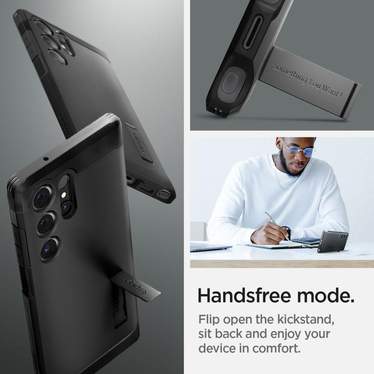 Spigen Tough Armor case for Samsung Galaxy S24 Ultra black