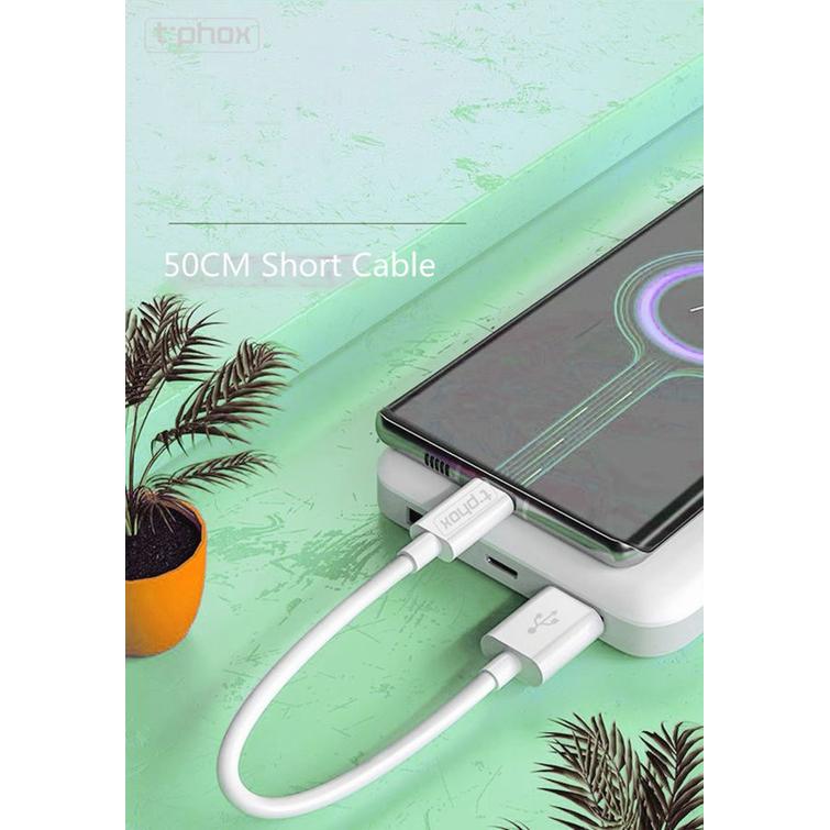 T-PHOX CABLE EXCEED USB-C WHITE 0,5M
