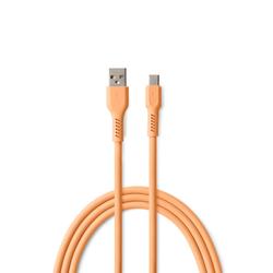 COLORUM-kaapeli USB-A - USB-C 1,8m 3A CK60-AC-14 x Peach Fuzz