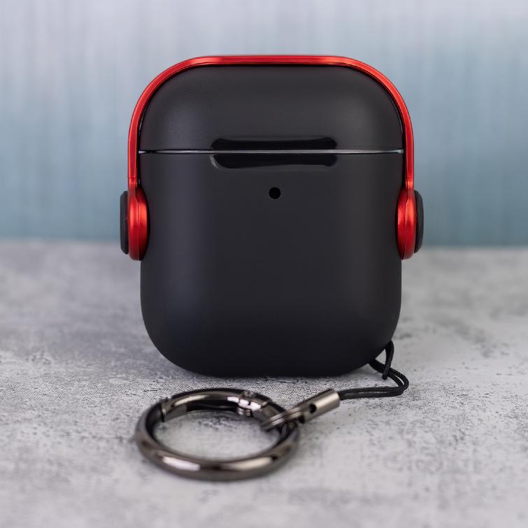 Kotelo Airpodeille / Airpods 2 -kuulokkeille, punainen