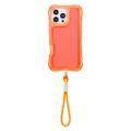 Safepop case with strap for iPhone 13 6,1" orange