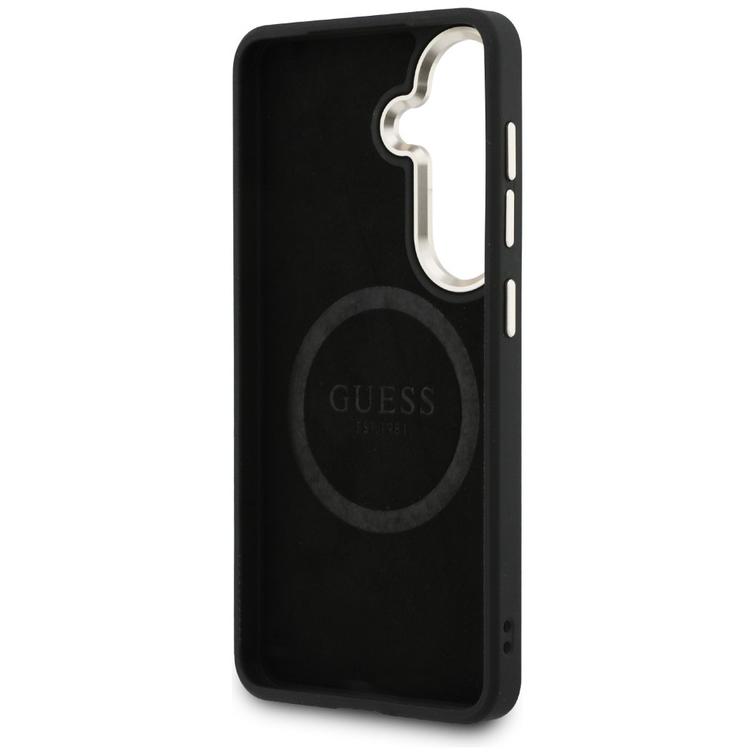 Guess case Perforated Logo MagSafe for Samsung Galaxy S26 black