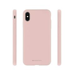 Mercury Silicone iPhone 15 Plus 6,7" r&oacute;żowo-piaskowa