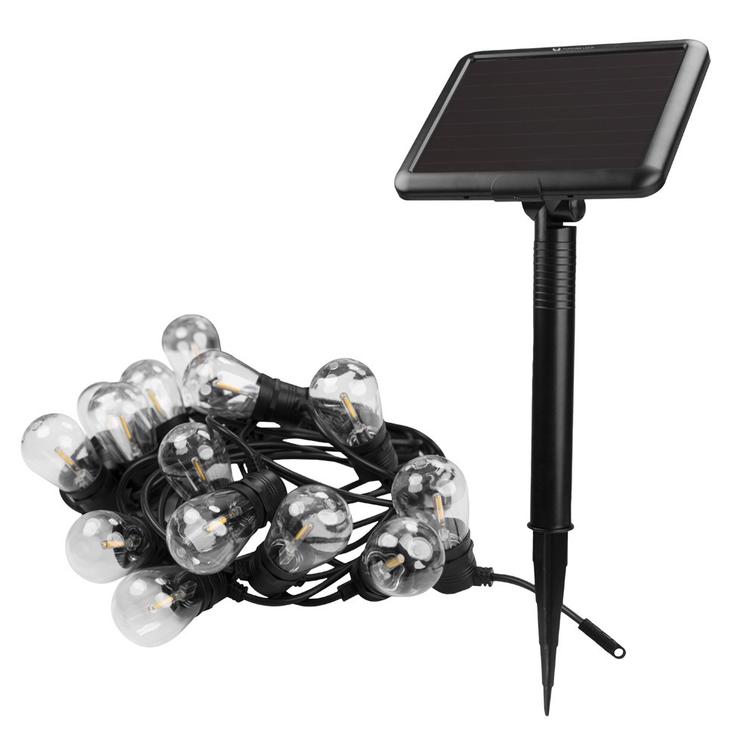 Forever Light LED-aurinkopaneeliköynnös SUNARI FLS-60 7,5m 10 lamppua IP44