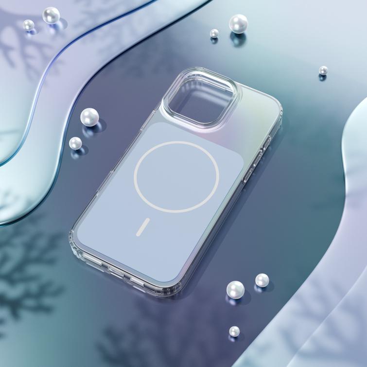 Etteri Hidden Pearl case for iPhone 16 Pro 6,3" light blue