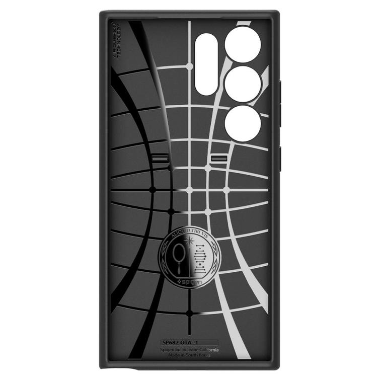 Spigen Optic Armor suojakuori Samsung Galaxy S24 Ultralle, musta
