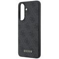 Guess HC PU 4G Classic Logo case with charm for Samsung Galaxy A57 black