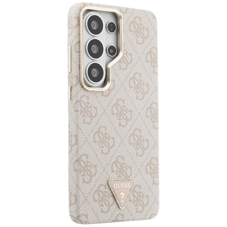 Guess case 4G Triangle Logo MagSafe for Samsung Galaxy S26 Ultra pink