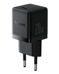 Baseus Palm Fast Charger Wall Charger 20W 1×USB-C EU Cluster Black