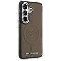 Karl Lagerfeld case Embossed Ring Initials MagSafe for Samsung Galaxy S26 brown