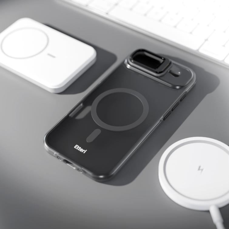 Etteri Morning Fog suojakuori iPhone 17 Air 6,6" mustalle