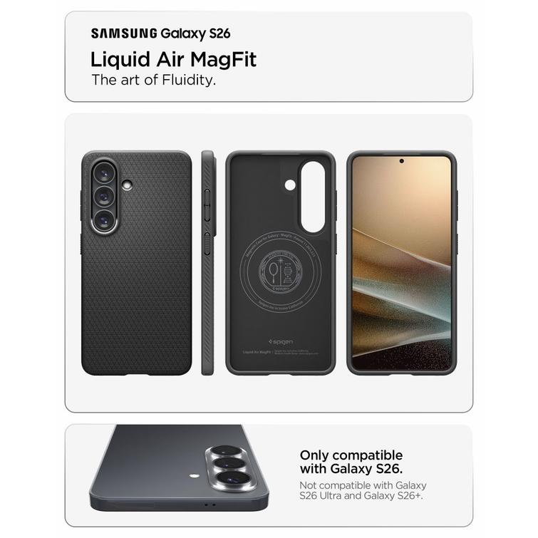 SPIGEN LIQUID AIR MAG MAGSAFE GALAXY S26 MATTE BLACK