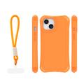 Safepop case with strap for iPhone 15 6,1" orange
