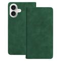 Smart Suede case for iPhone 16 6,1" green