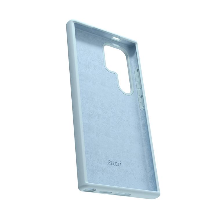 Etteri-silikonikuori Samsung Galaxy S24 Ultralle vaaleansininen