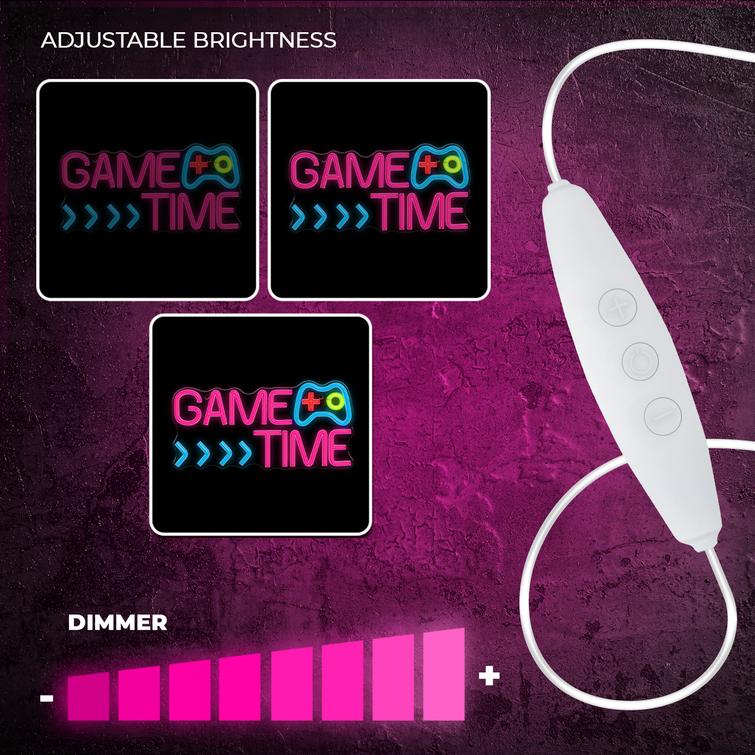 Forever Light Neon PLEXI LED GAME TIME multicolor FPNE34