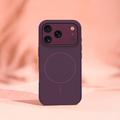 Silicone Thin Mag case for iPhone 17 Pro 6,3" / iPhone 18 Pro 6,3" dark cherry