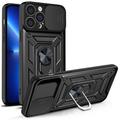 Defender Slide -suojakuori iPhone 13 Pro Maxille 6,7" musta