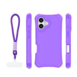 Safepop case with strap for iPhone 17 6,3" purple