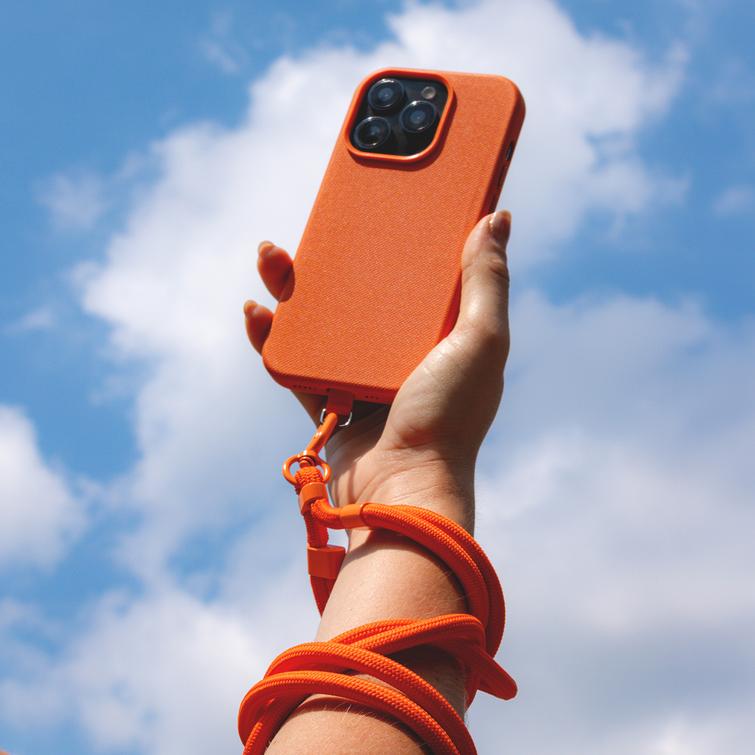Etteri universal neck lanyard for phones orange