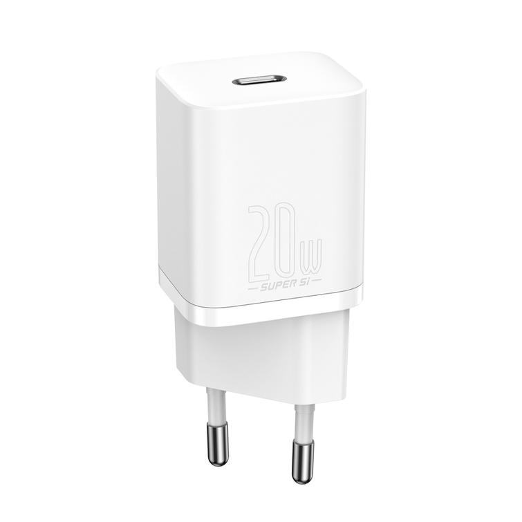 Baseus wall charger Super Si PD 20W 1x USB-C white