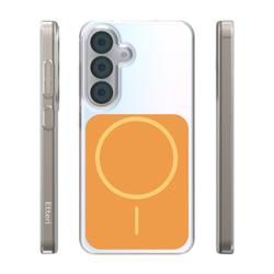 Etteri Hidden Pearl case for Samsung Galaxy S25 orange