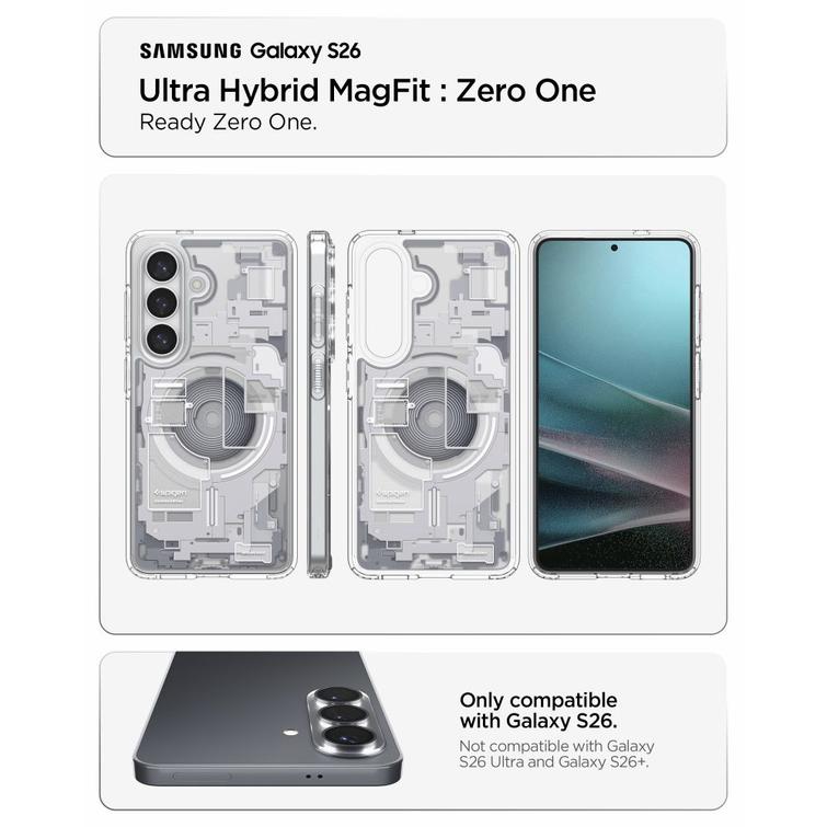 SPIGEN ULTRA HYBRID MAG MAGSAFE GALAXY S26 ZERO ONE WHITE