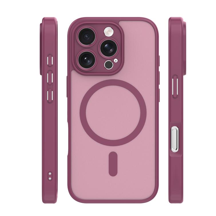 Mag Matt case for iPhone 16 Pro Max 6,9" maroon camera protection