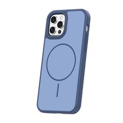 Frame Thin Mag -suojakuori iPhone 12 / 12 Pro 6,1":lle, tummansininen