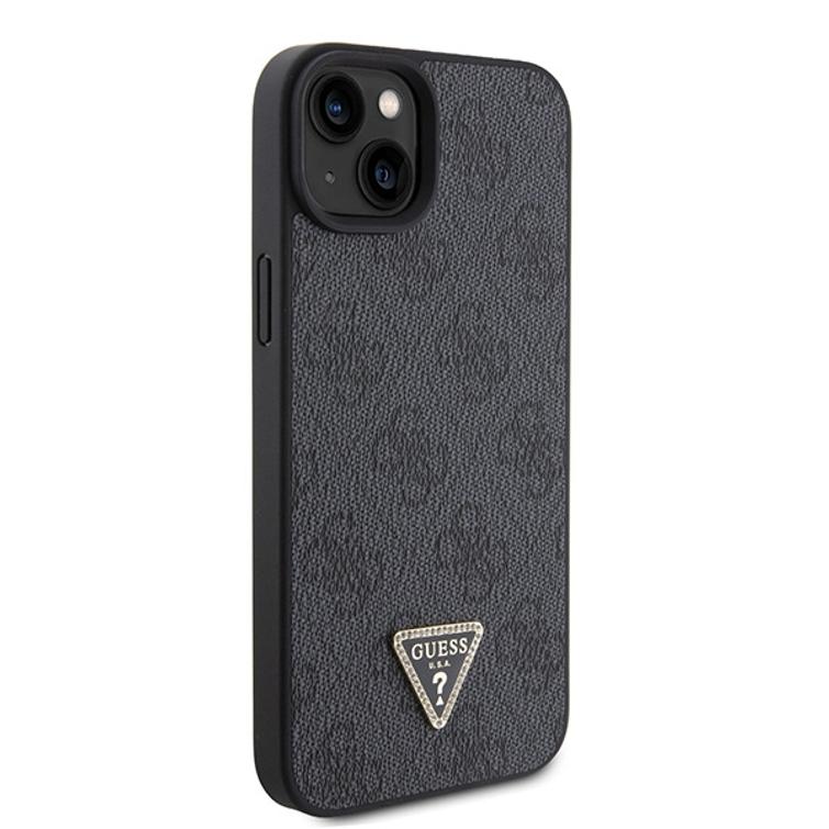 Guess case for iPhone 15 Plus 6,7" GUHCP15MP4TDSCPK black hardcase Crossbody 4G Metal Logo