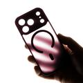 Mag Matt case for iPhone 14 Pro 6,1" maroon camera protection