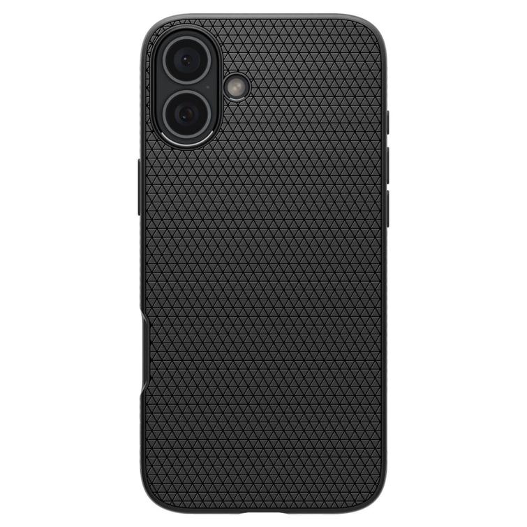 Spigen Liquid Air -suojakuori iPhone 16 6,1":lle mattamusta