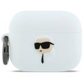 Karl Lagerfeld Silicone Karl Head 3D case for AirPods Pro 3 white