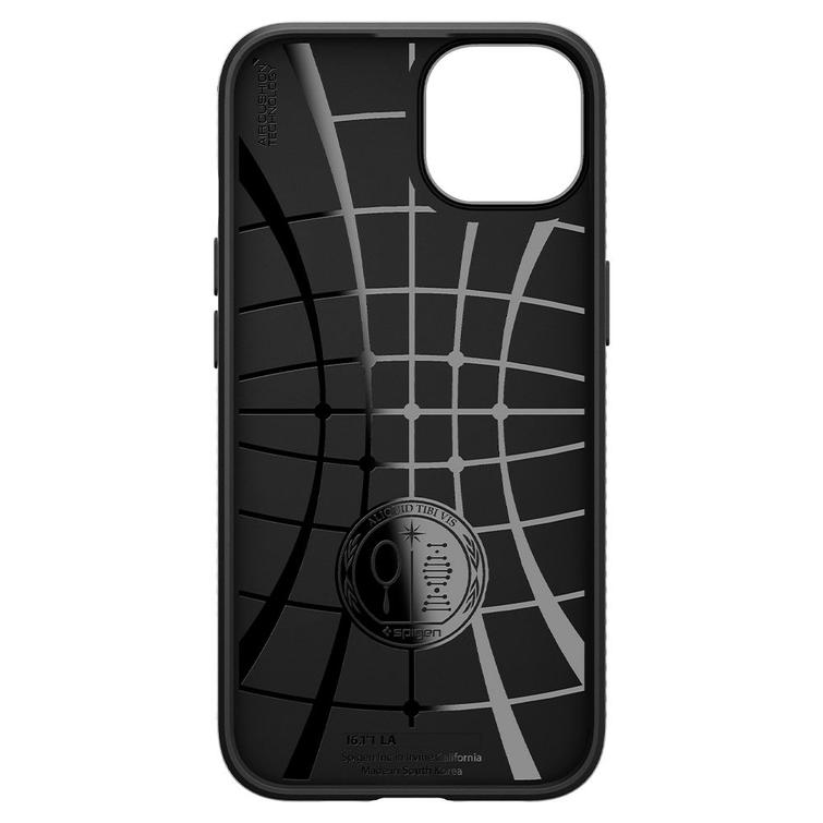 Spigen Liquid Air -suojakuori iPhone 13 6,1":lle mattamusta